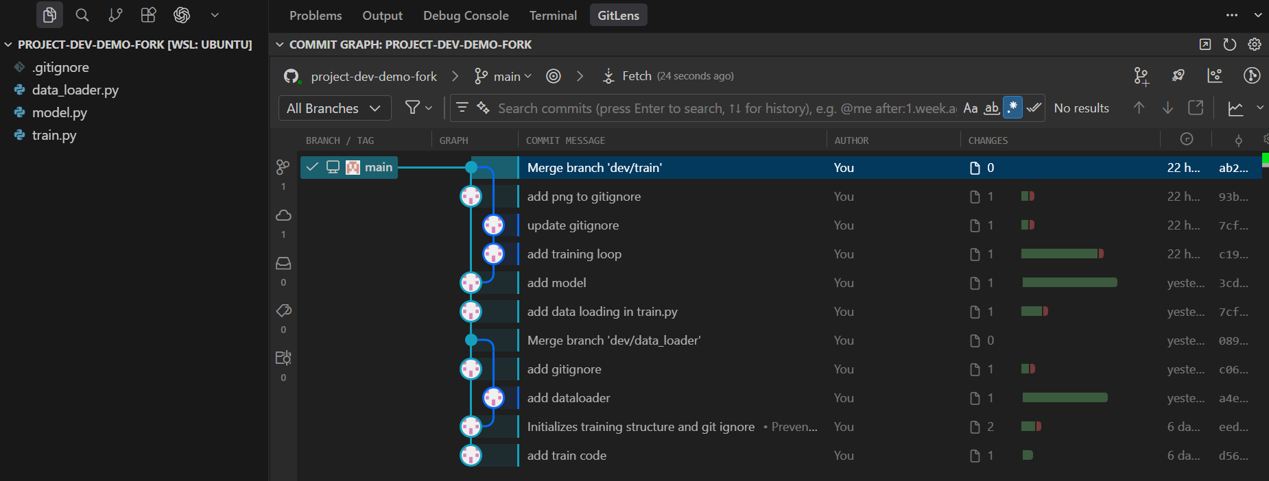 Project in VS Code